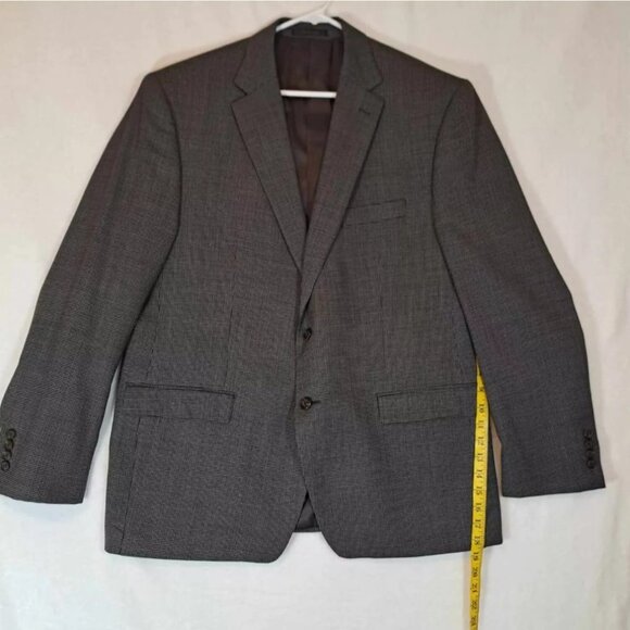 Lauren Ralph Lauren Blazer Mens 48R Gray Wool Two‎ Button Jacket - Picture 9 of 11